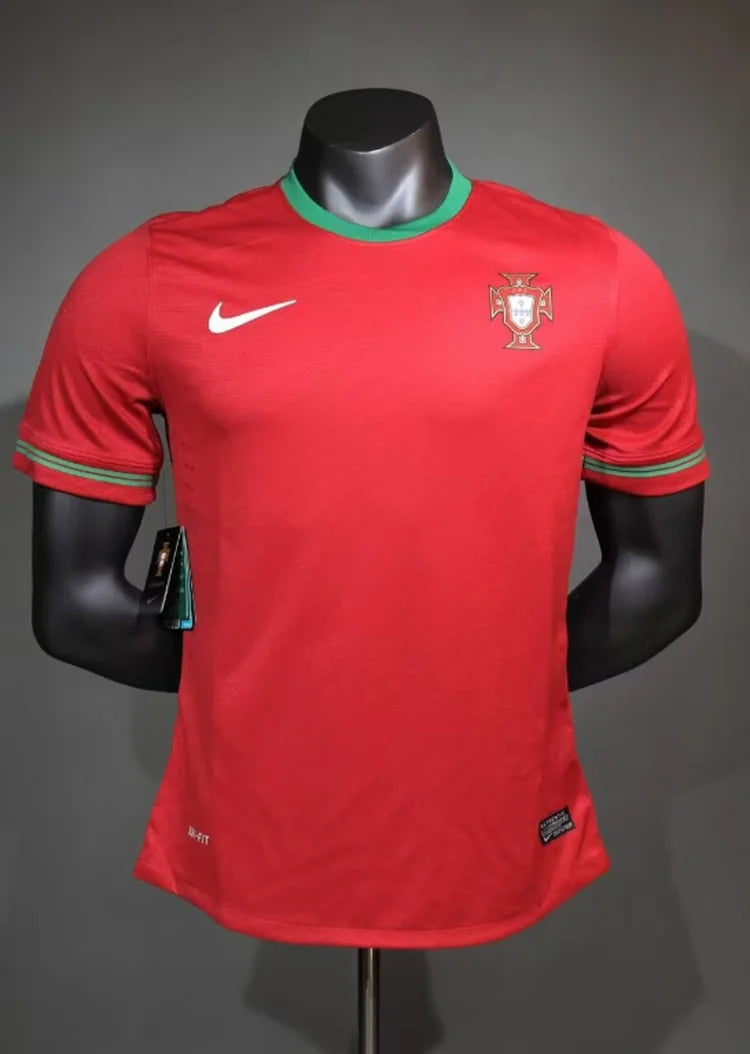 Maillots Homme Domicile Portugal 2012 Rouge S-3XL